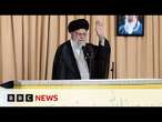 Iran's supreme leader defends strikes on Israel in rare public speech | BBC News