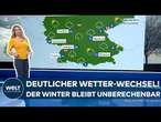 DEUTSCHLAND: Weihnachtswetter? Regen, Wind und wo es schneit!