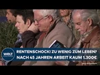 DEUTSCHLAND: Der große Rentenschock! So schlecht steht es wirklich um unsere Rentner!