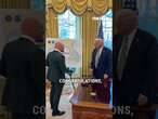 Conor McGregor compliments President Trump's work ethic during Oval Office visit