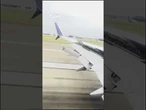 Passenger films scary landing as Delta plane with damaged wing arrives in Austin