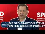 SCHULDENPAKET: "SPD steht hinter diesem Paket" Lars Klingbeil vor der Abstimmung optimistisch!