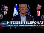 KRIEG IN NAHOST: Hitzige Auseinandersetzung! Trump und Netanjahu im Konflikt über Iran-Strategie