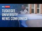 Watch live: Tuskegee University News Conference after deadly shooting