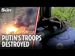 Incredible POV footage shows Ukraine special ops mortar strike destroying Russian positions