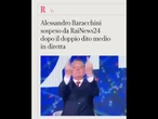 Alessandro Baracchini sospeso da RaiNews24 dopo il doppio dito medio in diretta