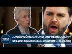 SICHERHEITSKONFERENZ IN MÜNCHEN: Marie-Agnes Strack-Zimmermann im Interview zur Rede von J. D. Vance