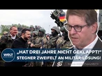 KRIEG GEGEN RUSSLAND: Waffen für die Ukraine - Stegner will sich "ungern auf Trump verlassen!"