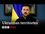 Ukraine will not give up land, Zelensky says as Trump plans to meet Putin | BBC News
