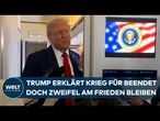 GAZA-STREIFEN NACH DEM KRIEG: Trump und Merz wollen dauerhaften Frieden sichern