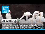 Les combats dans la ville de Goma ont fait 2 900 morts, selon l'ONU • FRANCE 24