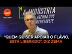 “Quem quiser apoiar o Flávio, está liberado”, diz Zema