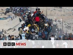 Palestinians begin returning to Gaza's north | BBC News