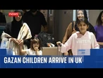 Gazan children arrive in UK for urgent medical care | Israel-Hamas War