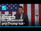 Etats-Unis : l'influenceur pro-Trump Charlie Kirk tué par balle dans l'Utah • FRANCE 24