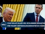 DONALD TRUMP: Alles viel schlimmer! Chat-Eklat weitet sich aus! US-Verteidigungsminister im Visier!