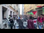 TORINO, protesta studentesca dopo il fermo di un minorenne. Lancio di uova contro la sede del Fuan