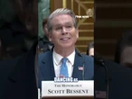 Bessent FLIPS SCRIPT on Dem over son's alleged Epstein ties #shorts #news #foxnews #senatehearing