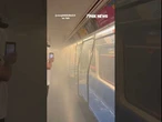 WATCH: Riders flee as flames erupt on NJ train #shorts #viral #foxnews #news #us #fox #njtransit #nj