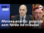 Reinaldo: Parabéns a Moraes ao ordenar que milico golpista use trajes civis, não a farda