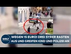 BAYERN: Eisdielen-Randale in Hof! Wegen 15 Euro! Drei Syrer rasten aus und gehen auf ein Kind los