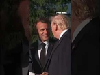 Macron greets Trump at G7 summit in France #shorts #us #news #foxnews #Trump #g7summit