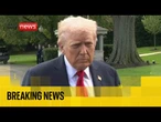 Trump reacts to killing of Charlie Kirk as he departs the White House for New York