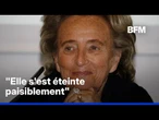 Bernadette Chirac, veuve du président Chirac, est décédée à l'âge de 93 ans