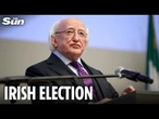 LIVE: Irish President Michael D. Higgins casts vote in national election