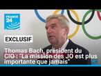 Thomas Bach, président du CIO : 