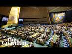 World leaders speak at 79th UN general assembly debate – watch live