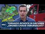 DEUTSCHLAND: Schock in Sachsen! Tornado richtet schwere Schäden in Gröditz an