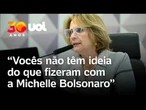 Damares defende Michelle Bolsonaro em meio à racha com Flávio: 'Me chamam de vagabunda'