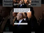 Netanyahu says he's not 'pushing' Palestinians out of Gaza but they 'should have the right' to leave