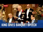 King hails 'enduring bond' with US - and treats Trump to a golf joke