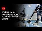 Polícia do RJ apreende 1 fuzil a cada 12 horas em 2024 | CNN NOVO DIA