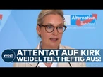 USA: Paukenschlag! Alice Weidel äußert sich zum Attentat auf Charlie Kirk! AfD-Chefin teilt aus