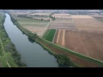 Siccita', il Tevere visto dall'alto dall'elicottero della polizia