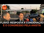 Resposta à condenação é unir o Congresso pela anistia, diz Flávio