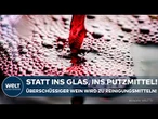 WEIN-KRISE: EU macht Ernst! Millionen Liter überschüssiger Wein werden zu Putzmitteln verarbeitet!
