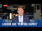 Tice accuses Labour of 'playing games' with reshuffle and says Reform is 'better at this'