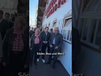 WITZIGE OKTOBERFEST-SZENE: Merz verdeckt Klingbeil – SPD-Chef drängt sich ins Foto #shorts