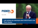 Lula reclama de cobranças sobre deficit fiscal e cita Paulo Guedes