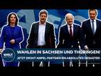 LANDTAGSWAHLEN: Sachsen und Thüringen! Jetzt droht den Ampel-Parteien ein absolutes Desaster!