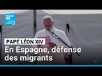 Fin de la visite du Pape en Espagne placée sous le signe de la défense des migrants • FRANCE 24