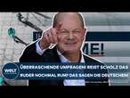 SCHOLZ VS. MERZ: Überraschende Umfragen! Reißt der Kanzler das Ruder nochmal rum? | WELT Ihre Stimme