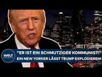 NEW YORK: "Er ist ein schmutziger Kommunist!" Dieser Mann bringt Donald Trump zum Explodieren!