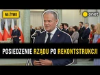 Donald Tusk przemówi na pierwszym posiedzeniu rządu po rekonstrukcji
