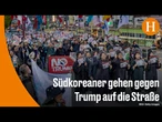 „No Kings“: Trump in Südkorea mit Protesten empfangen