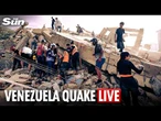 LIVE: Venezuela earthquake update as rescuers search rubble in the capital